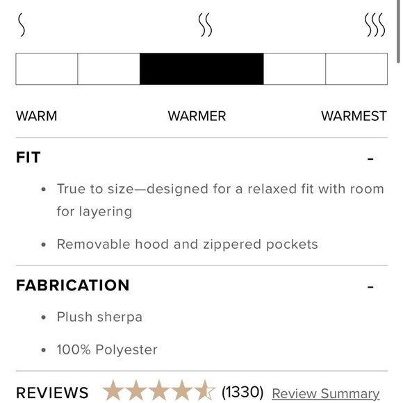 Alo Foxy Sherpa Jacket w/ Removable Hood - Picture 5 of 13